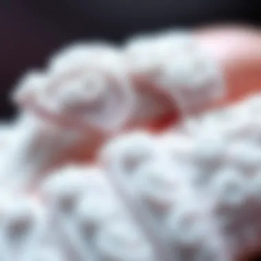 Acrylic powder application technique demonstrating depth and dimension.