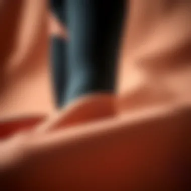 Material composition showcasing the fabric of breeches