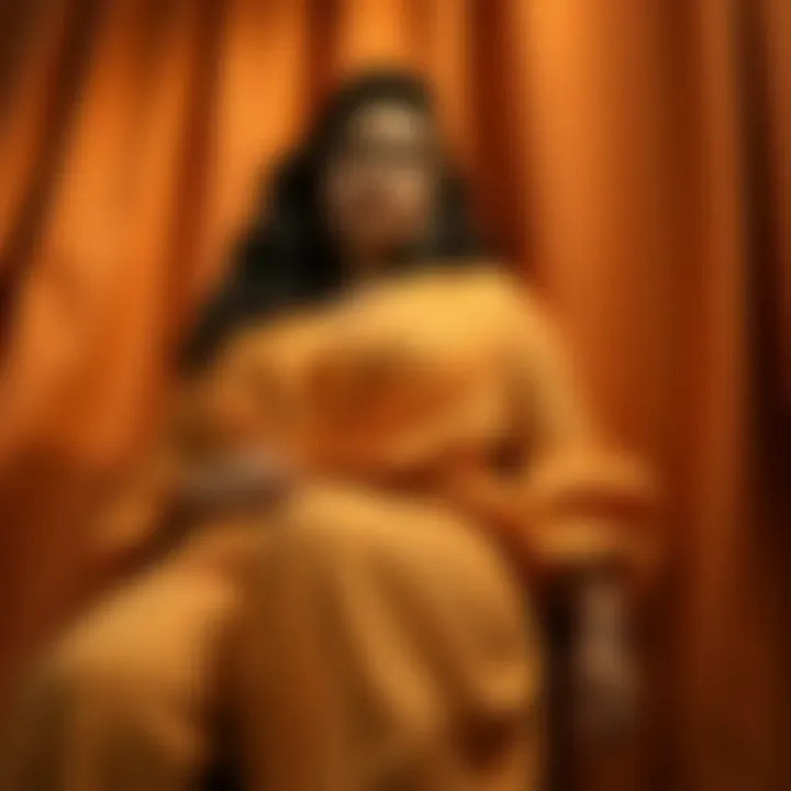 Elegant fabric choices representing body positivity