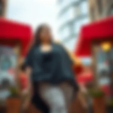 Stylish plus size outfit highlighting contemporary trends