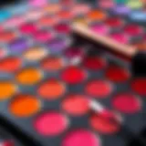 Vibrant color swatches of Dragon Ranee lip gloss