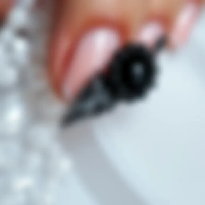 Elegant 3D nail art finished looks emphasizing artistic expression.