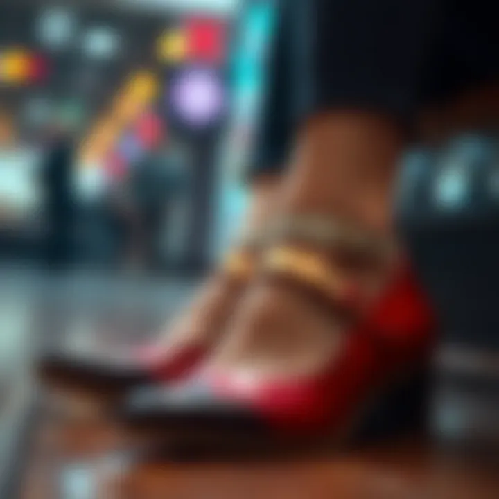 Modern styling options for 2 inch Mary Jane shoes in various fashion contexts