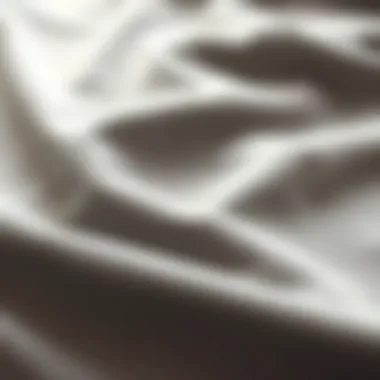 Close-up of fabric texture for comfortable plus size tee shirts