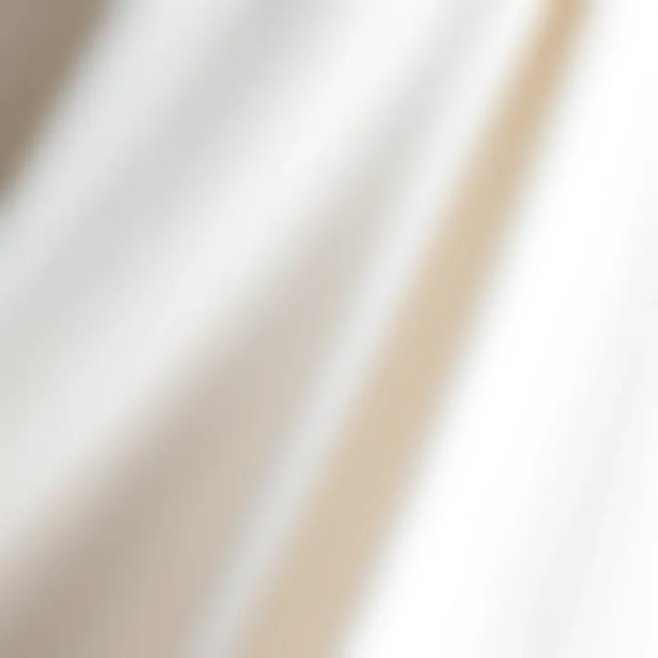 Close-up of luxurious fabric textures of a white summer dress highlighting its quality