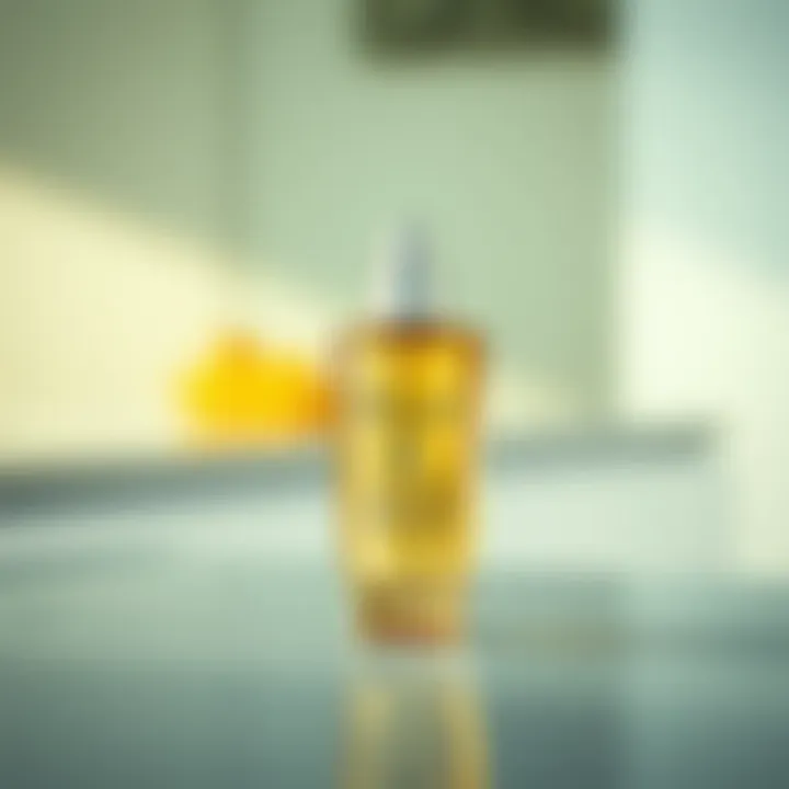 Luxurious Kérastase Blond Oil bottle on a sleek surface