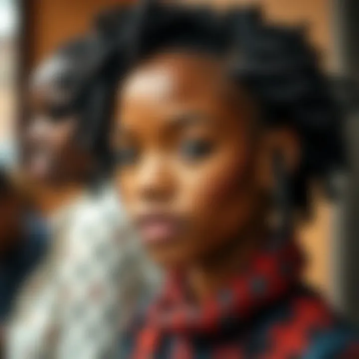 Cultural representation through kinky twist hairstyles