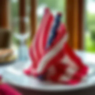 Creative folding techniques for festive cloth napkins