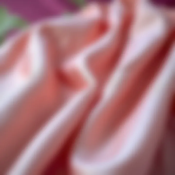 Close-up of fabric texture showcasing the quality and design details