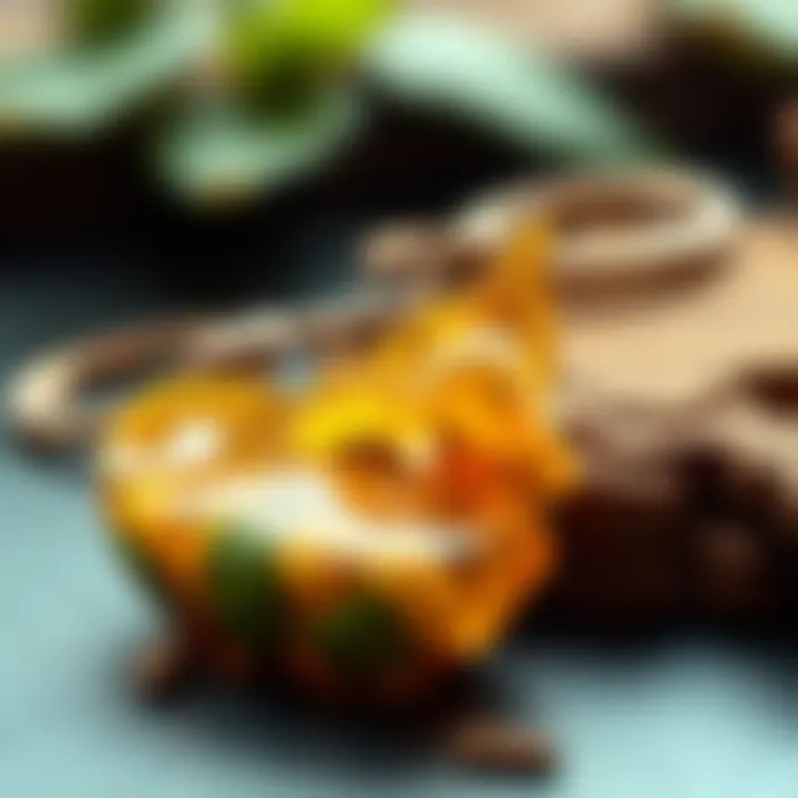 Eco-friendly materials used in crafting resin keychains