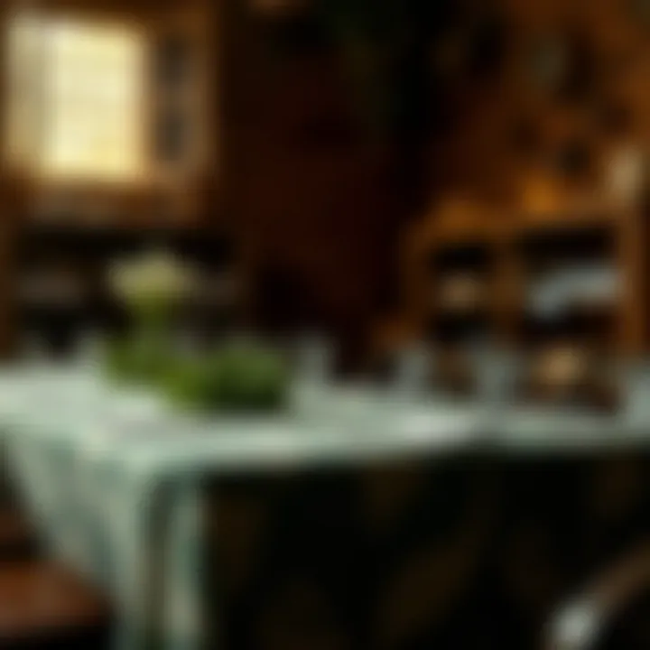 Sustainable fabric production techniques for eco-friendly tablecloths