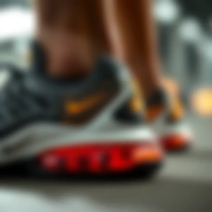 Close-up of the innovative Air technology in the air max torch 4