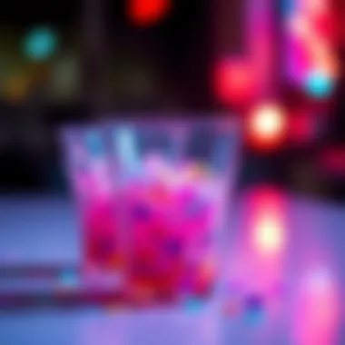 A conceptual image depicting the science behind color changing technology