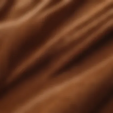 Close-up of corduroy fabric showcasing its unique texture and quality