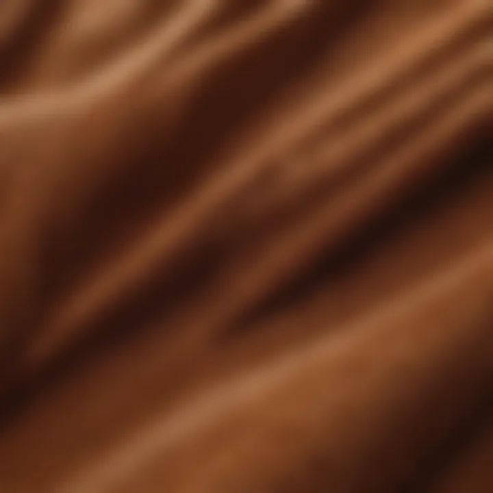 Close-up of corduroy fabric showcasing its unique texture and quality