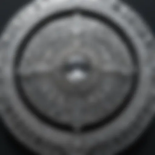 Close-up view of a rhinestone clasp highlighting intricate design details