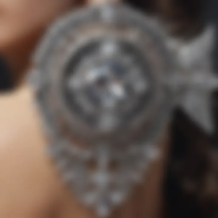 Trendy jewelry featuring rhinestone clasps as focal points