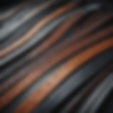 Diverse Materials for Enhanced Performance A variety of materials used in waistline trimmer belts