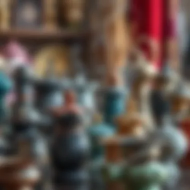 Variety of smokeless incense burners displayed together