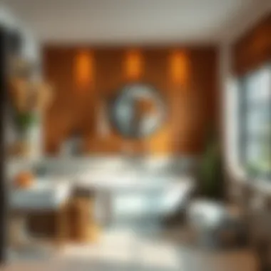 Combination of modern design with traditional western elements