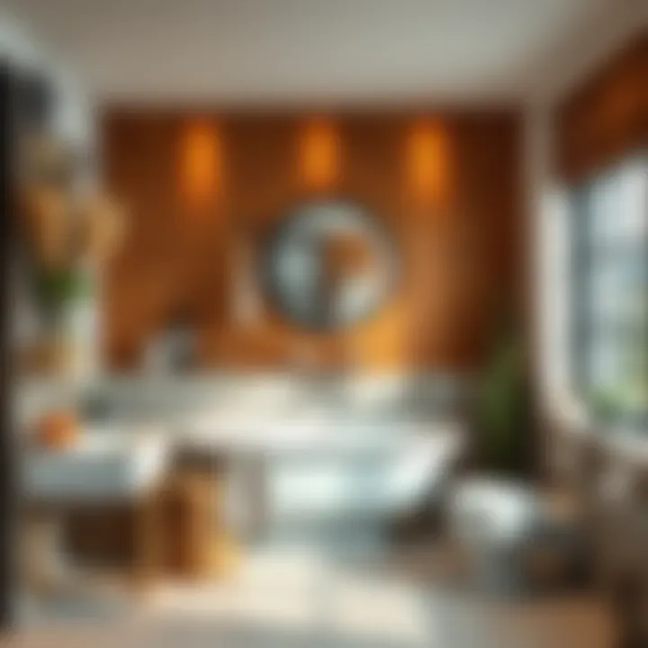 Combination of modern design with traditional western elements