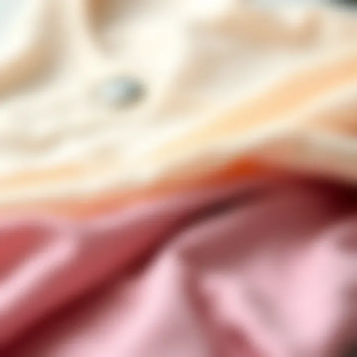 Luxurious fabric swatches highlighting 4X t-shirt options