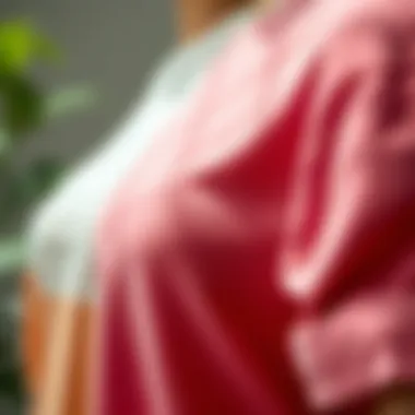 Close-up of sustainable materials used in Brooklyn t-shirts