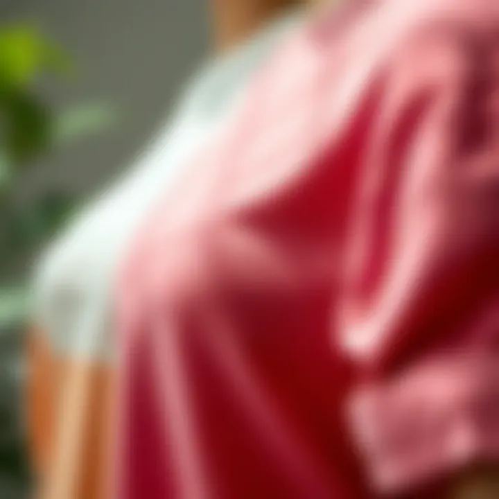 Close-up of sustainable materials used in Brooklyn t-shirts