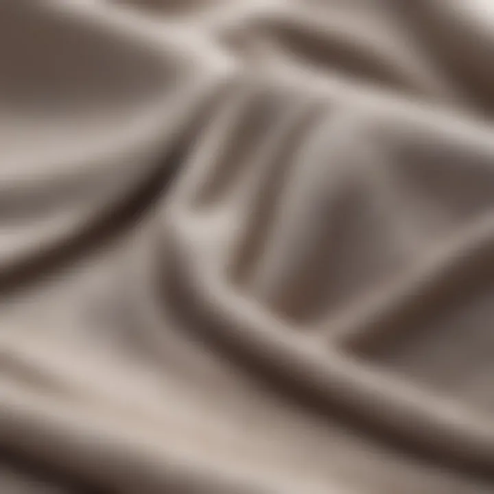 Close-up of fabric textures used in slip shorts