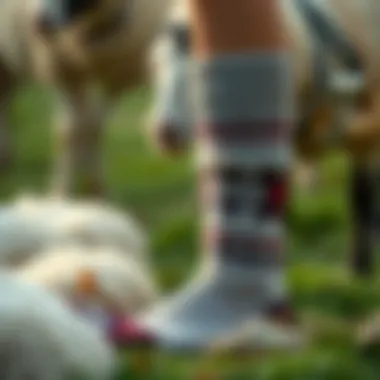 Sustainable wool production practices in nature