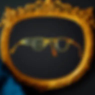 Historical illustration showcasing the evolution of gold frames