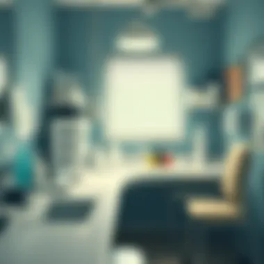 A sanitary workspace highlighting the importance of hygiene in nail care practices