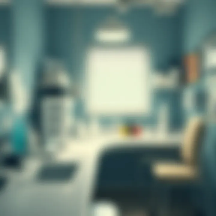 A sanitary workspace highlighting the importance of hygiene in nail care practices