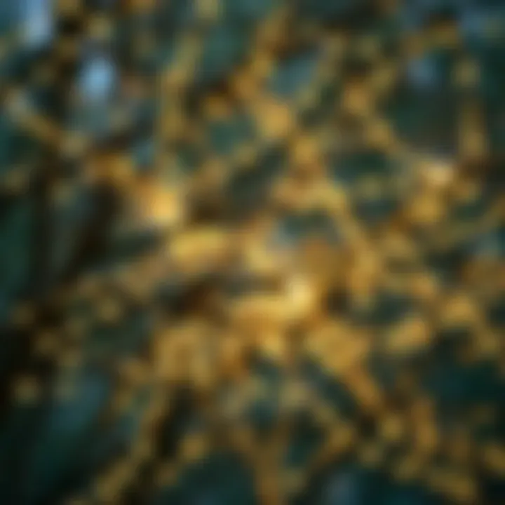 Intricate branches adorned with glowing fairy lights