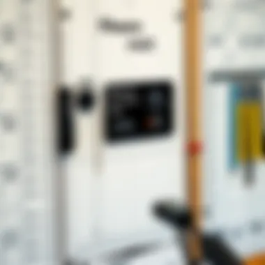 A well-organized measure board showing various markings and measurements.