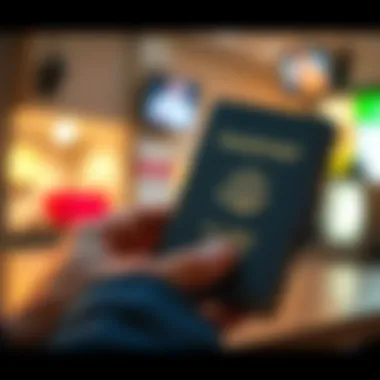 Functional passport holder with multiple compartments