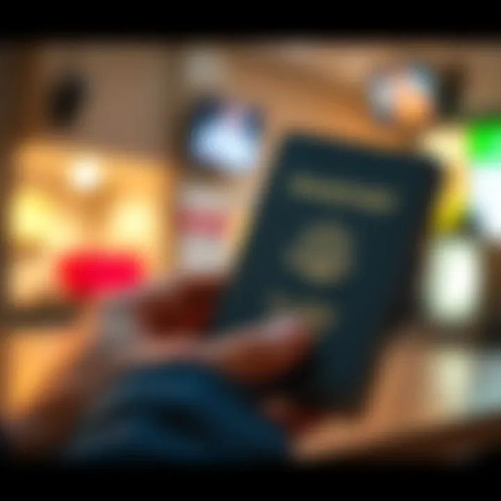 Functional passport holder with multiple compartments