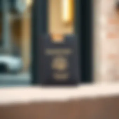 Stylish passport holder with unique design