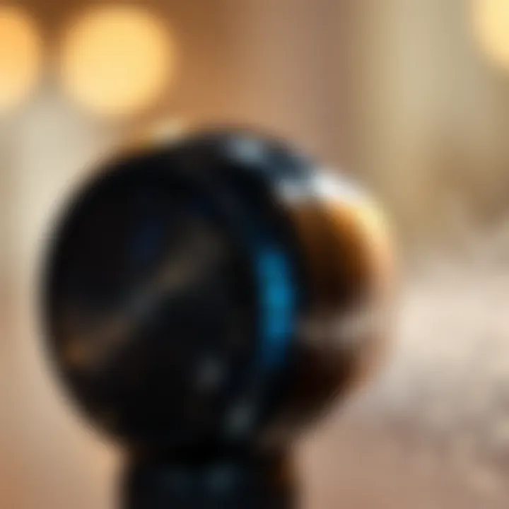 Close-up of the functionality features of a water mister