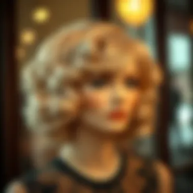 Fashion-forward 1920s wig styles on display