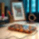 Chic leopard print iPhone 13 case on a stylish desk