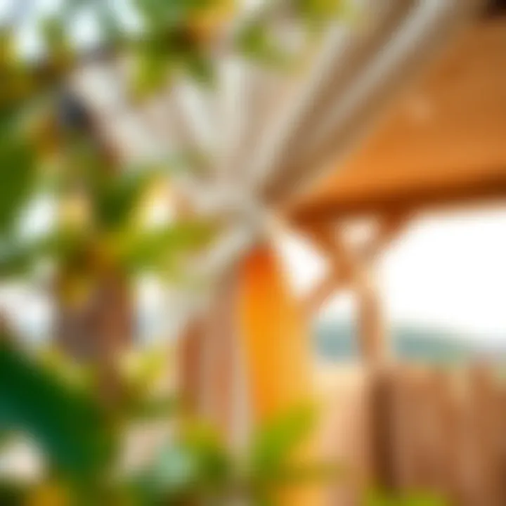 Proper installation techniques for outdoor curtain ties