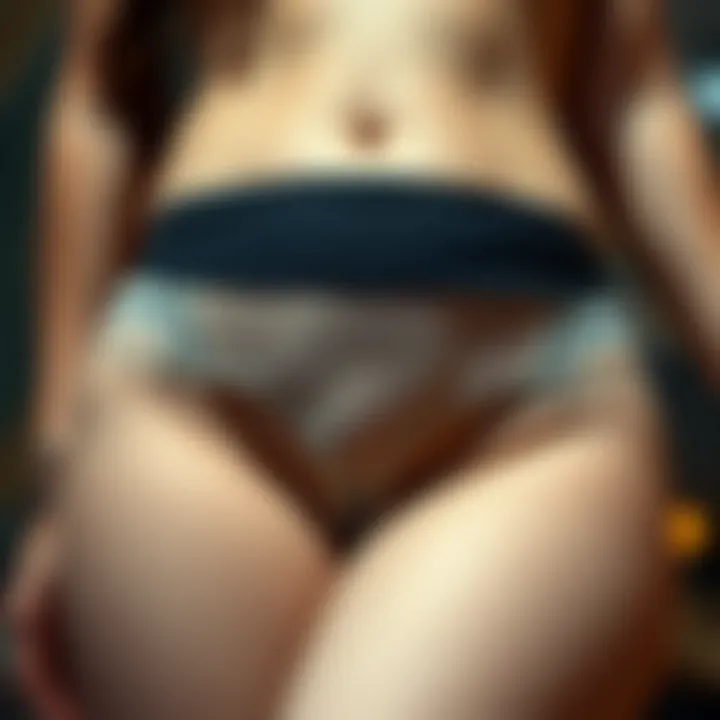 A visual timeline illustrating the evolution of belly panties through different eras