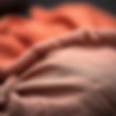 Close-up of fabric textures used in sleep caps