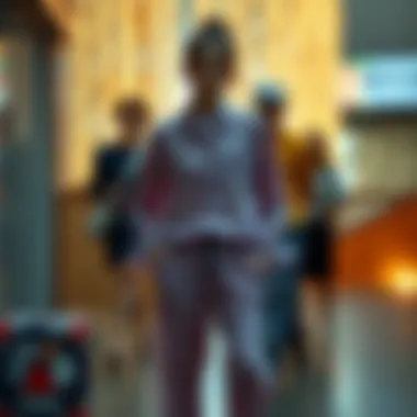 Cultural representation of see-through pajamas in modern fashion