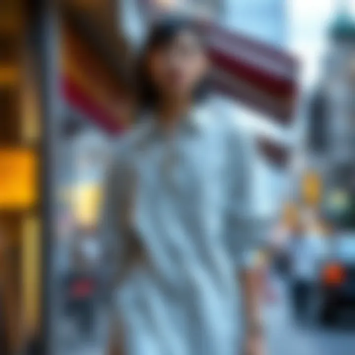 Cultural significance of the long side slit shirt in contemporary fashion