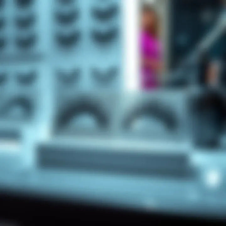 Trendy displays showcasing the latest lash strip designs