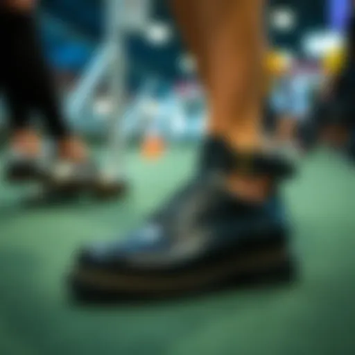 Stylish ergonomic footwear for hairstylists