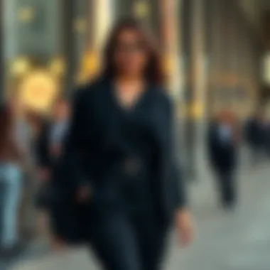 Professional look featuring black slacks