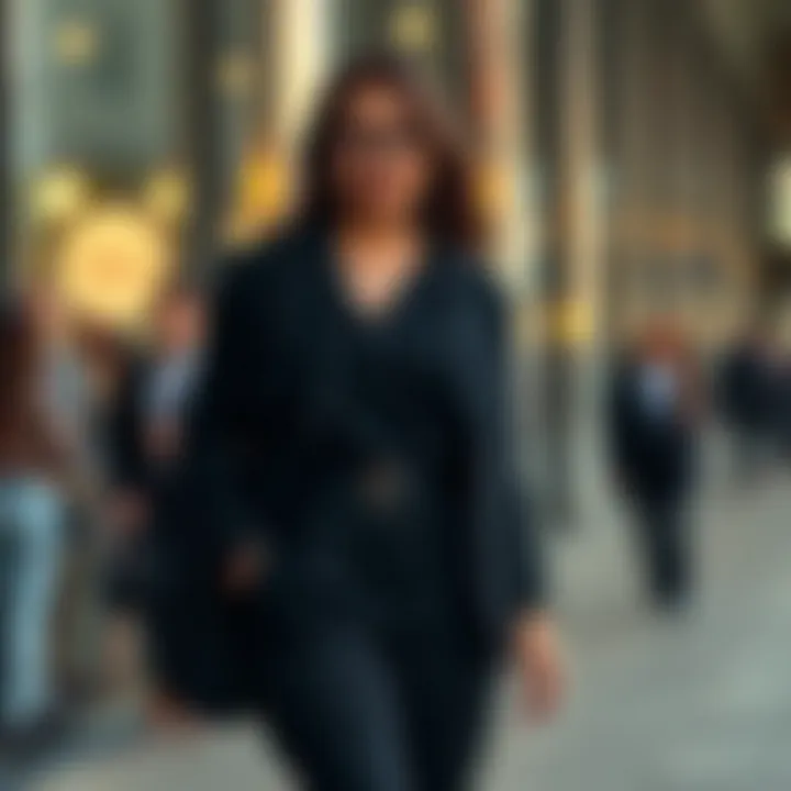 Professional look featuring black slacks